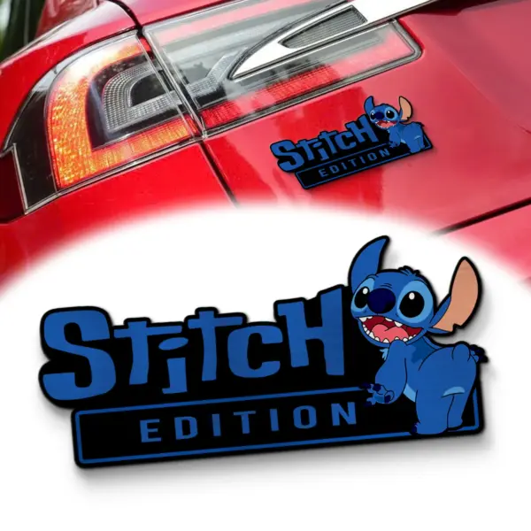 Stitch Experiment 626 Edition 3D Inlayed Car Name Badge-THK134523