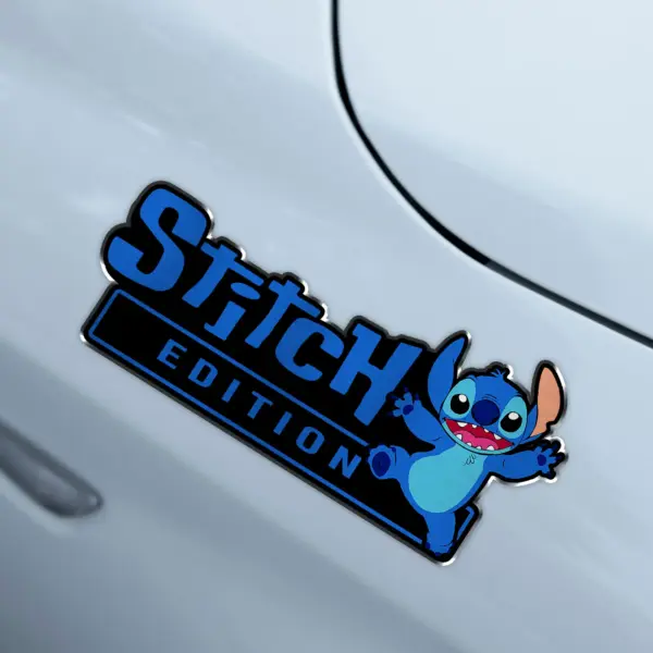 Stitch Experiment 626 Edition 3D Inlayed Car Name Badge-THK134524 - Image 3
