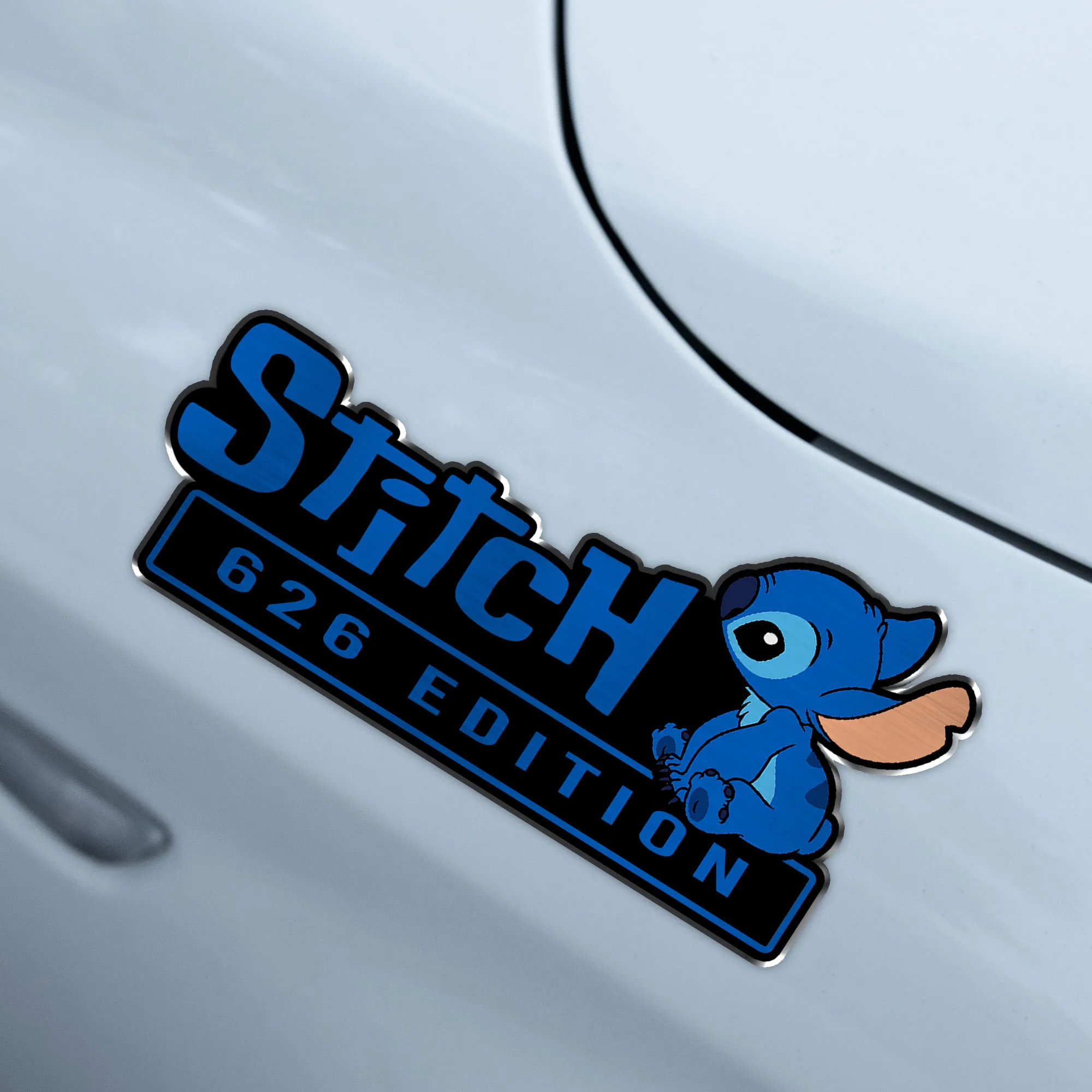 Stitch Experiment 626 Edition 3D Inlayed Car Name Badge-THK134509 - Image 3
