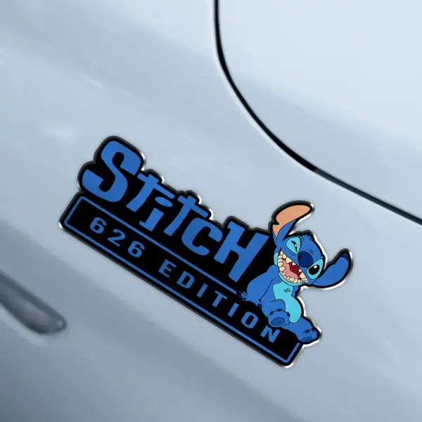 Stitch Experiment 626 Edition 3D Inlayed Car Name Badge-THK134505 - Image 3