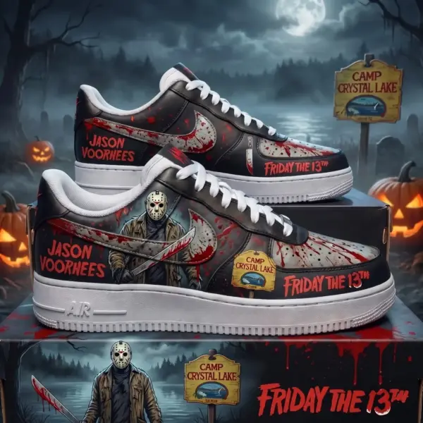 Alternative view of Jason Voorhees Air Low-Top Sneakers Shoes-THK135158