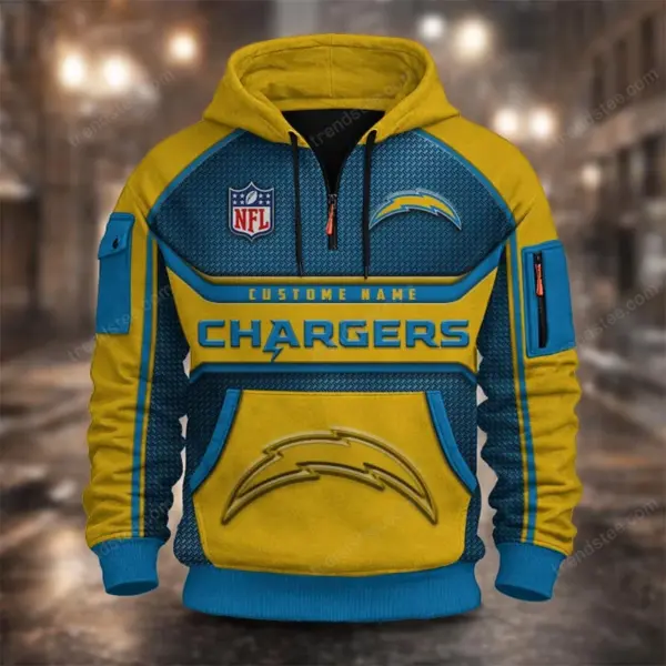 Personalized LAC Football Fans Halfzip Hoodie - THK134902