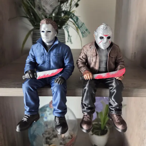 Jason Michael Freddy Horror Shelf Sitter 3D Figures - Image 2
