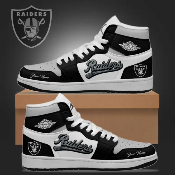 Las Vegas Raiders Air Jordan High Top Shoes-THK134892
