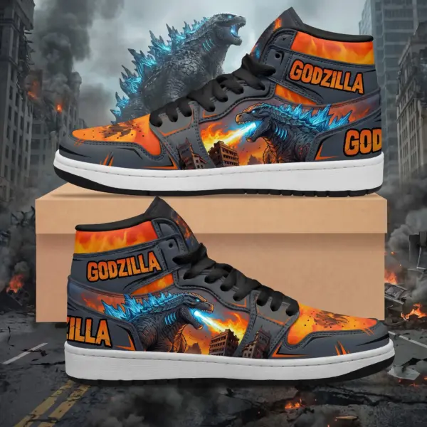 Godzilla King of the Monsters Air Jordan High Top Shoes-THK135390