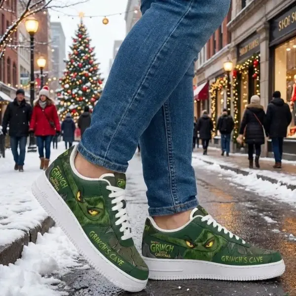 The Grinch Air Low-Top Sneakers Shoes-THK135259 - Image 4