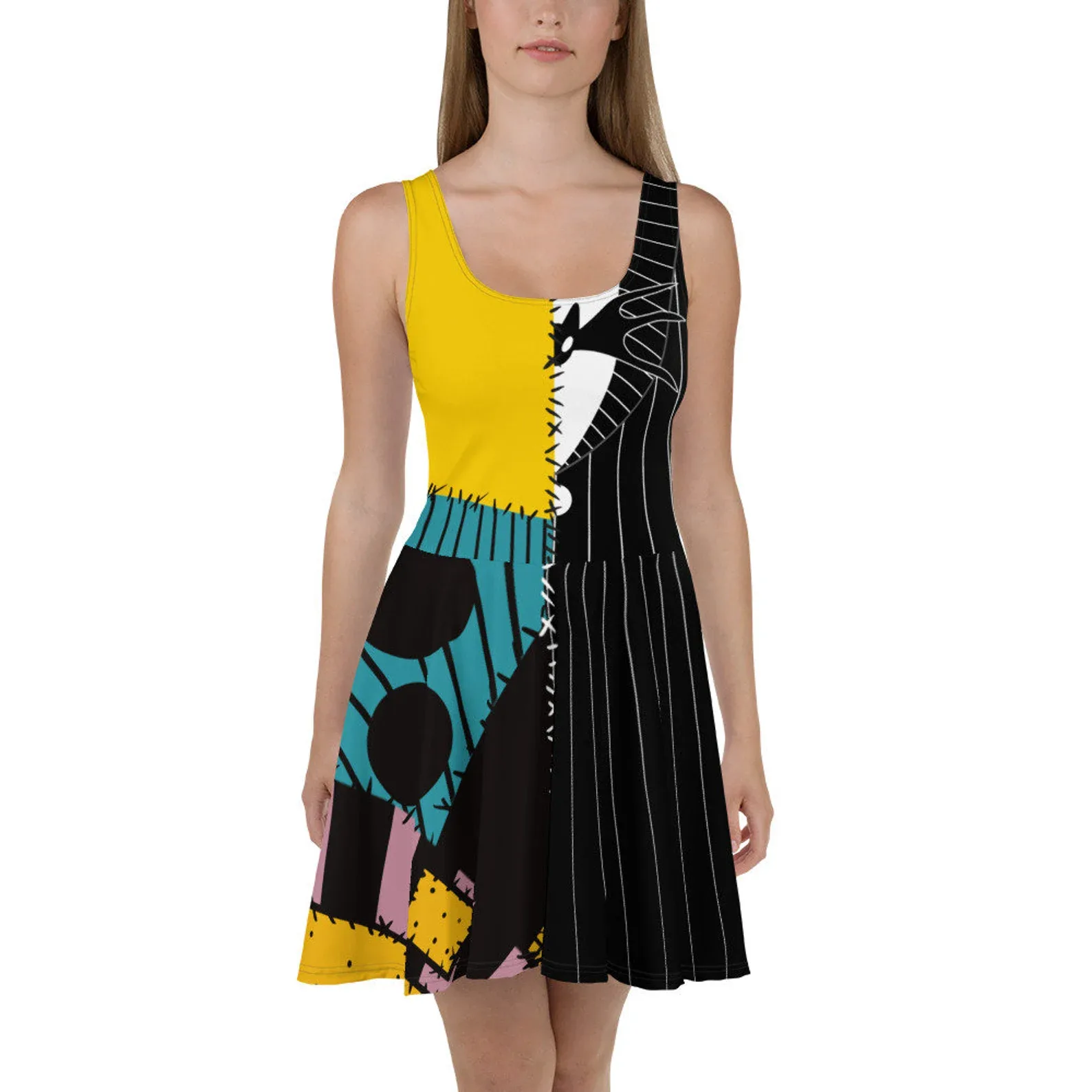The Nightmare Before Christmas Jack and Sally Dress