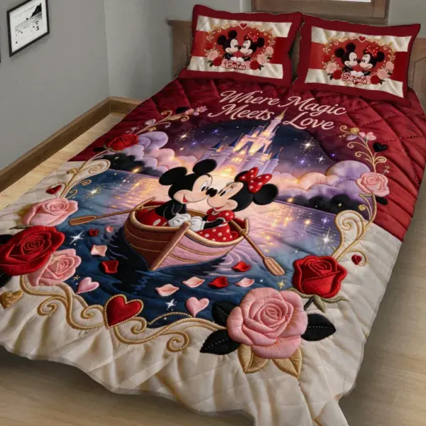 Personalized Mouse Quilt Bedding Set-THK136622 - Image 3