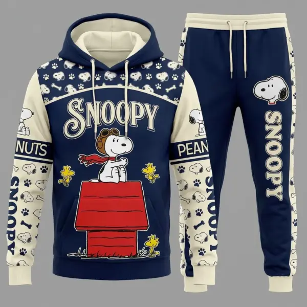 Snoopy Flying Ace Hoodie Set-THK135511