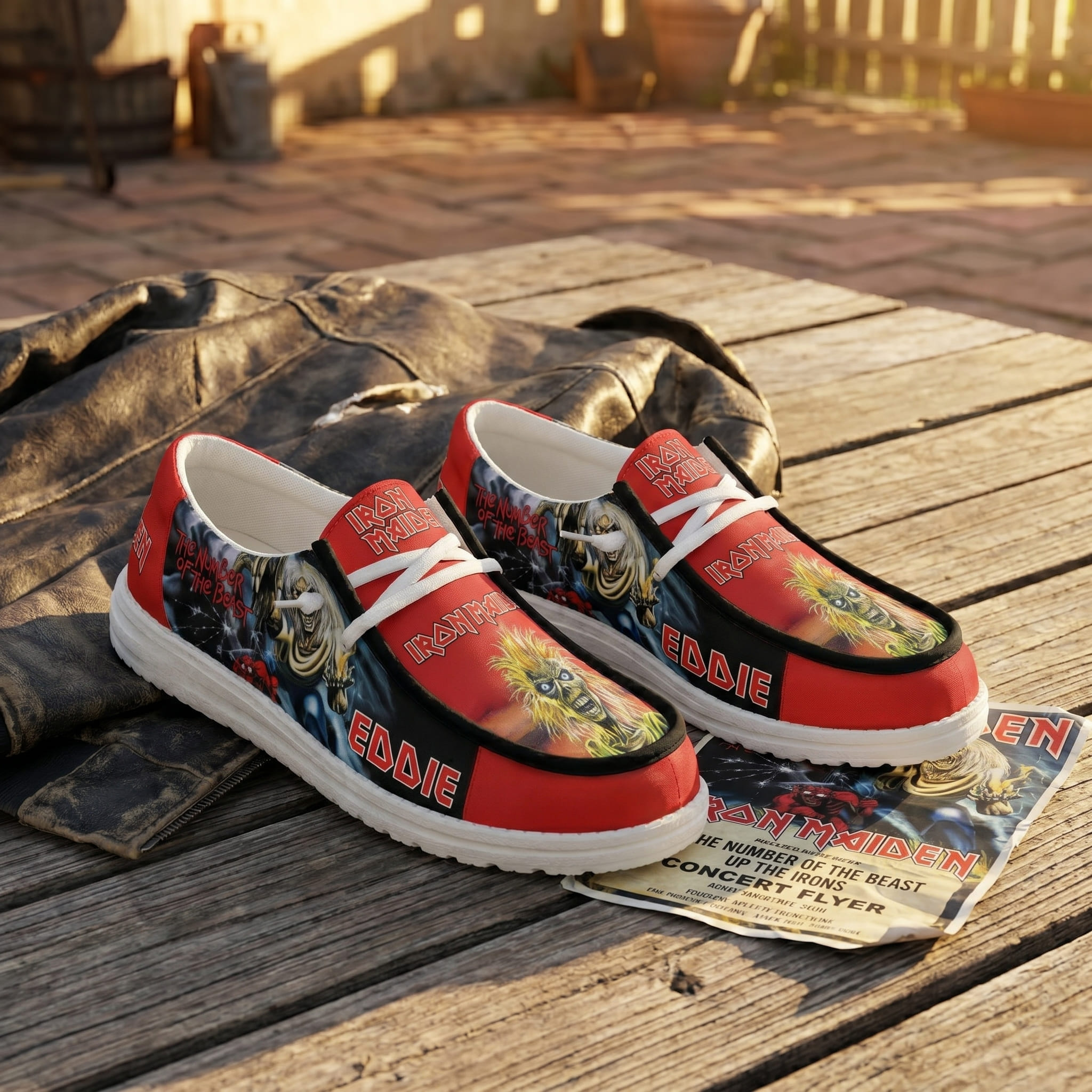 Iron Maiden Hey Dude Shoes - Image 3