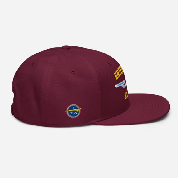 Enterprise NX-01 Embroidered Ship Snapback Hat - Image 9