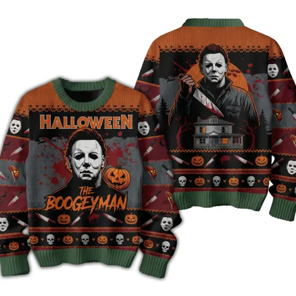 Michael Myers Halloween Knitted Sweater-THK133093