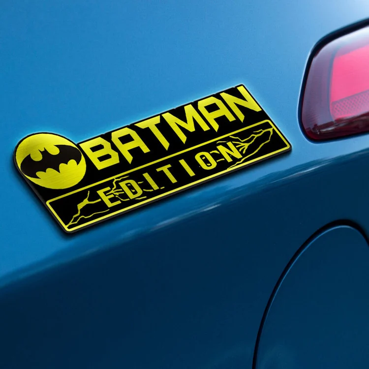 Batman Edition 3D Inlayed Car Name Badge - Image 2