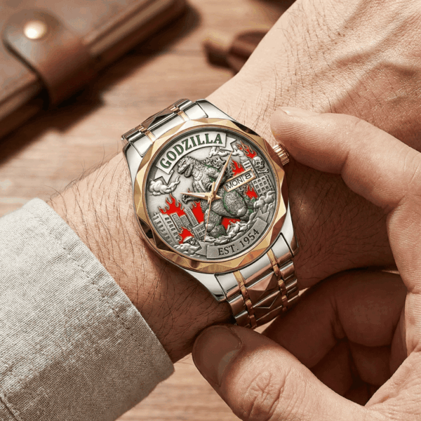 Alternative view of Godzilla Alloy Luxury Quartz Watch -THK122146