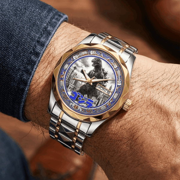 Alternative view of Godzilla Alloy Luxury Quartz Watch-THK122153