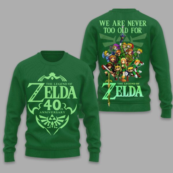 The Legend of Zelda 40th Anniversary 3D Apparel -THK122857 - Image 3