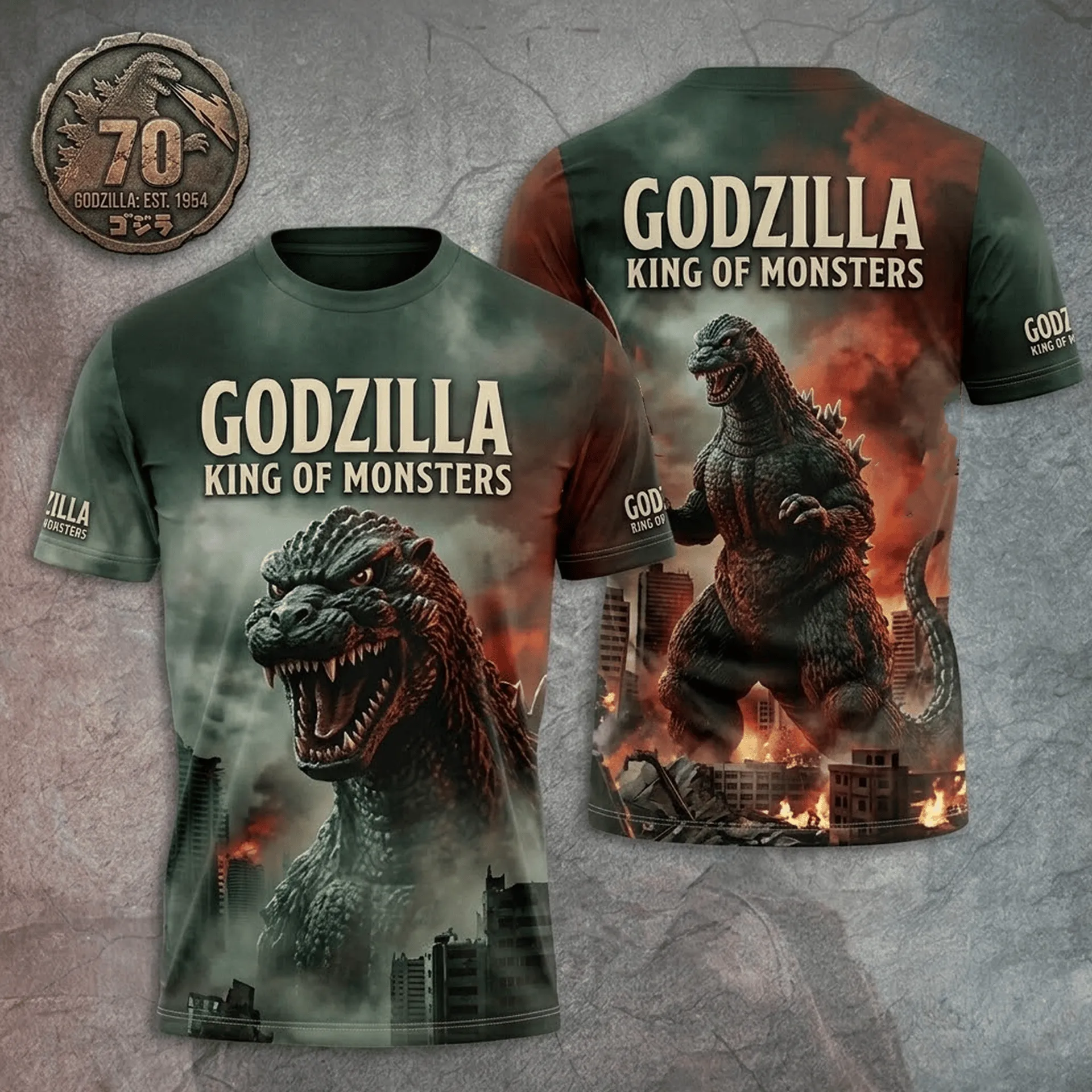 Godzilla 3D Apparel - THK124944