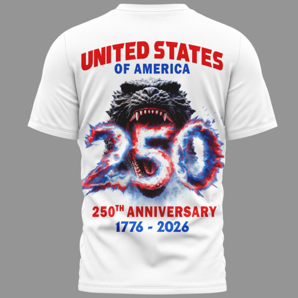 Premium Godzilla 250 Years Of America 3D Apparel - Image 3