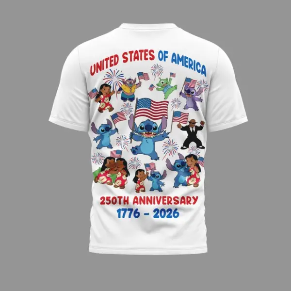 Alternative view of Premium Stitch 250 Years Of America 3D Apparel