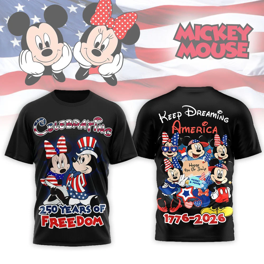 Premium Mickey 250 Years Of America 3D Apparel - THK125302 - Image 3