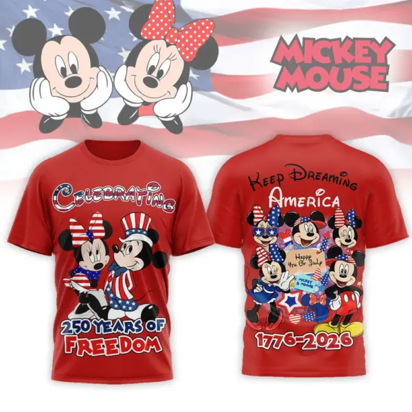 Premium Mickey 250 Years Of America 3D Apparel - THK125302 - Image 4