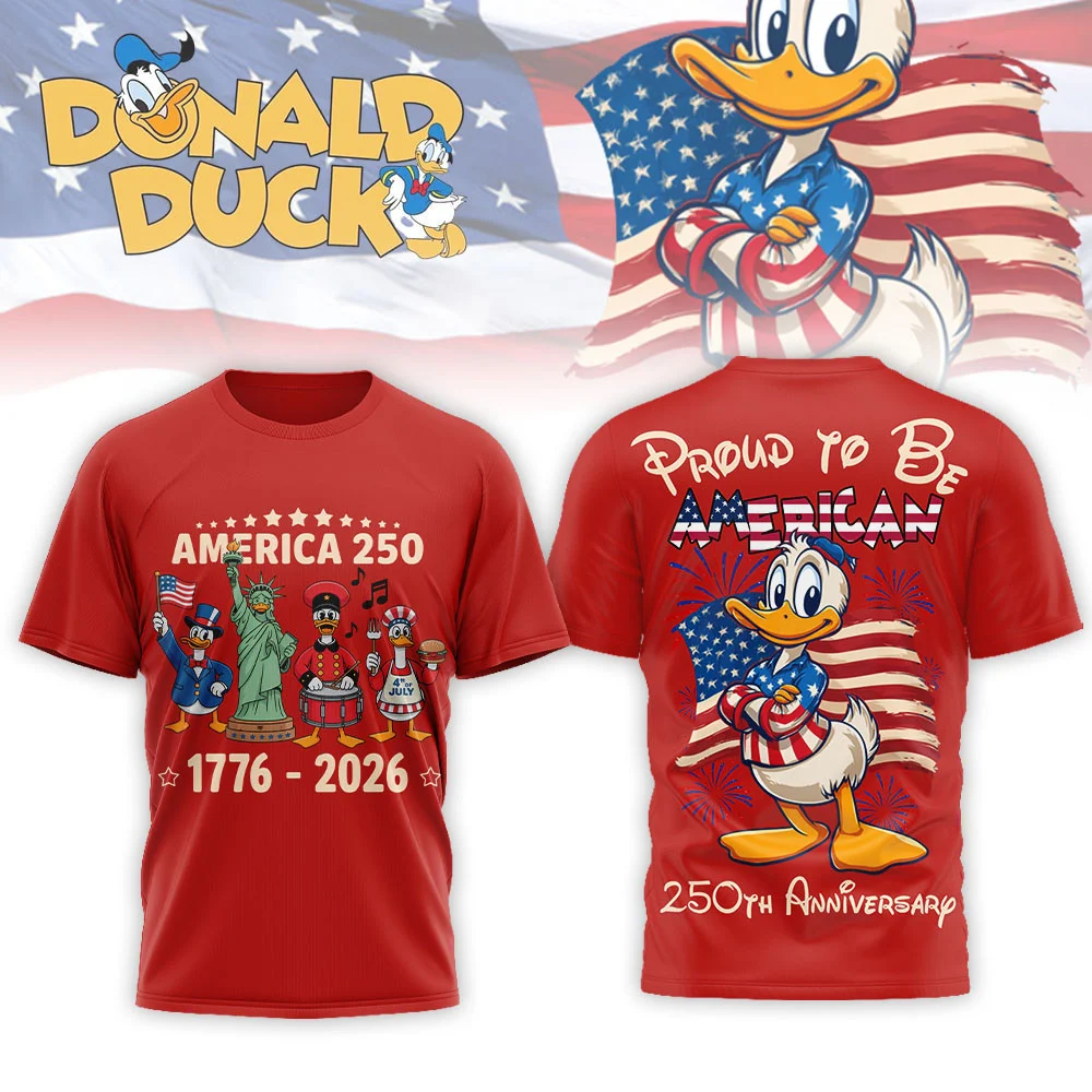 Premium Donald Duck 250 Years Of America 3D Apparel - Image 2