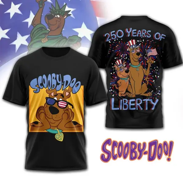 Alternative view of Premium Scooby-Doo 250 Years Of America 3D Apparel - THK125344