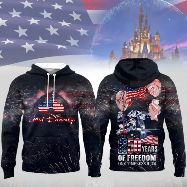Alternative view of Premium Mickey 250 Years Of America 3D Apparel -THK125580