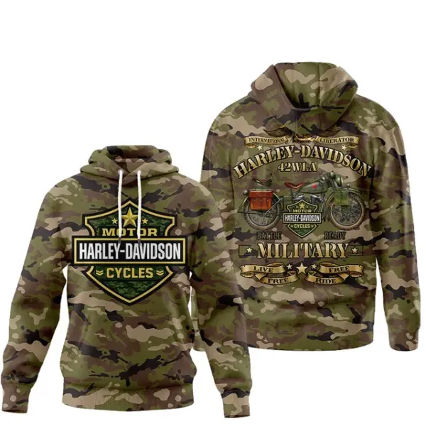 Alternative view of Premium Harley Davidson 3D Apparel-THK125644