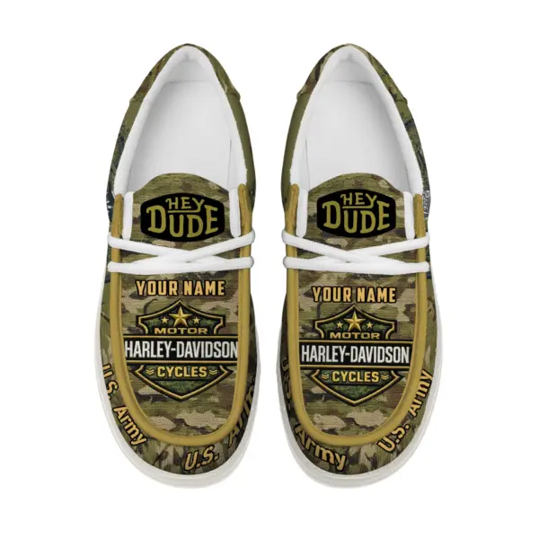 Personalized Harley Davidson Hey Dude Shoes - Image 4