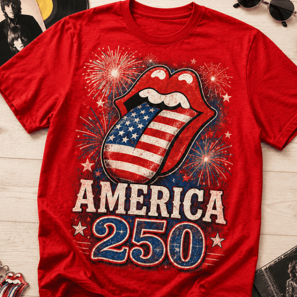 Alternative view of Premium The Rolling Stones 250 Years Of Freedom 3D Shirt -THK129833