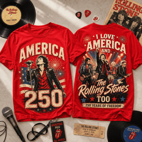 Premium The Rolling Stones 250 Years Of Freedom 3D Shirt -THK129833