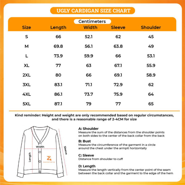 Alternative view of Vintage Peanuts Spooky Graveyard Autumn 3D Ugly Cardigan-THK135594