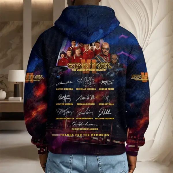 Star Trek The Undiscovered Country Waffle Hoodie-THK136356 - Image 4