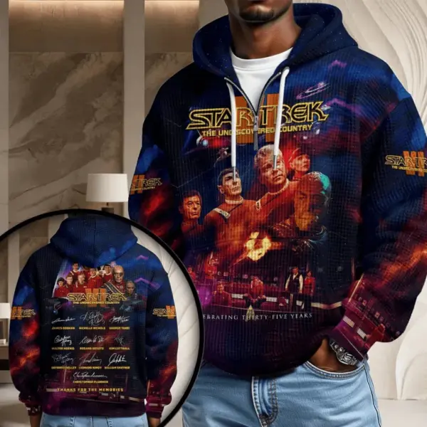 Star Trek The Undiscovered Country Waffle Hoodie-THK136356