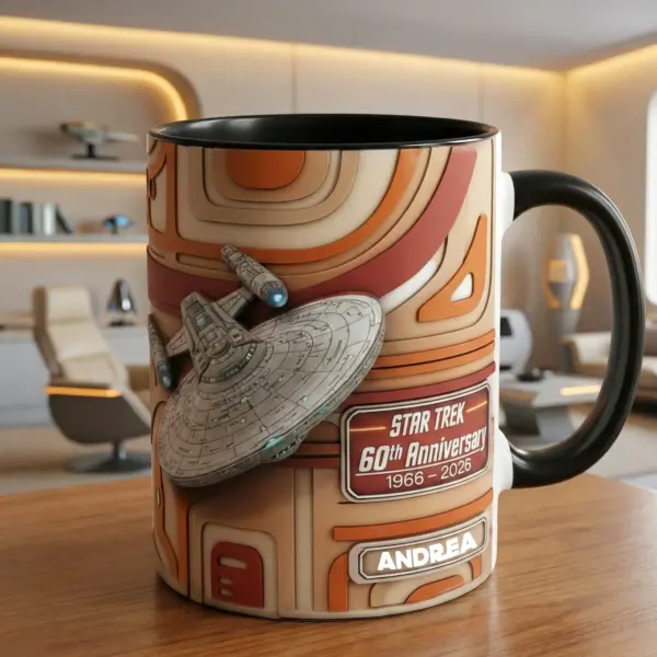 Personalized 60th Anniversary Star Trek Mug- THK124855 - Image 3