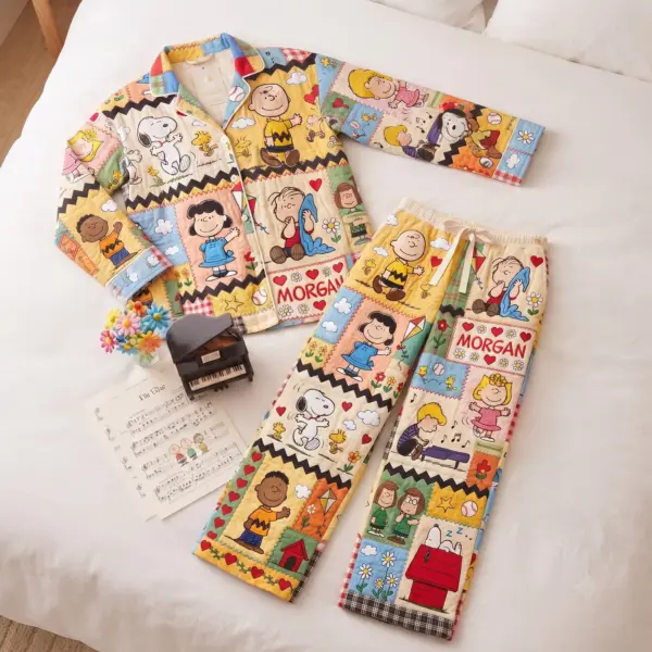 Personalized Snoopy Pajama Set-THK136173