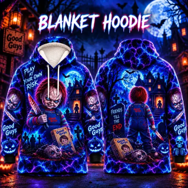 Chucky Neon Blanket Hoodie-THK136524