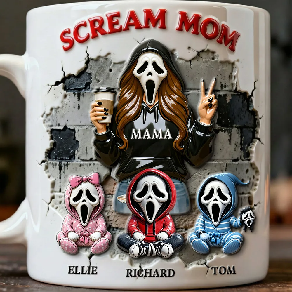 Horror Mom Coffee Mug - Personalized Gifts For Mom - Image 2