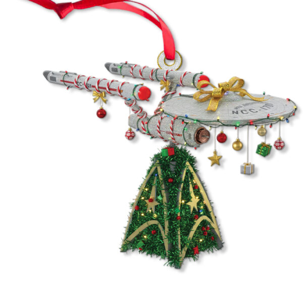 Star Trek U.S.S. Enterprise NCC-1701 Christmas Ornament Style 3 - Image 5