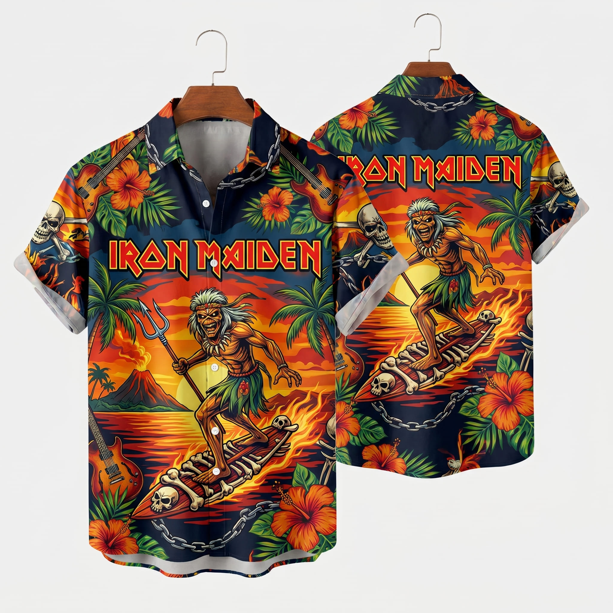 Iron Maiden Hawaiian Shirt