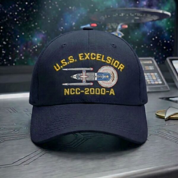 Premium Star Trek U.S.S. Excelsior NCC-2000-A Embroidery Cap - Image 3