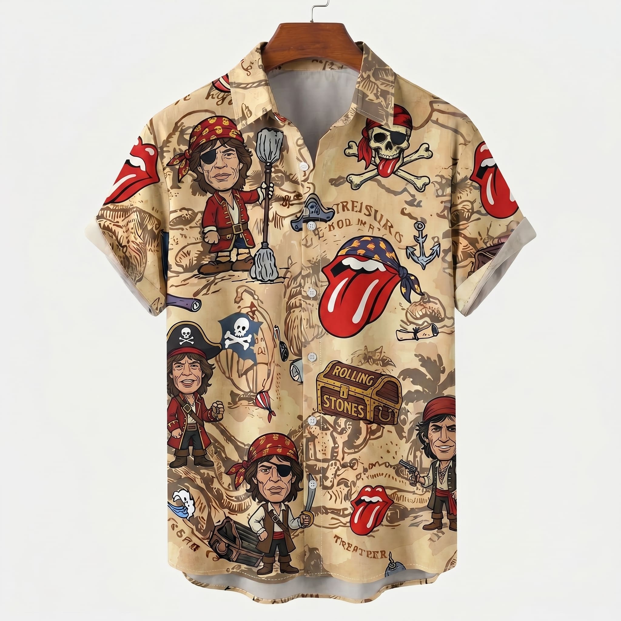 The Rolling Stones Hawaiian Shirt - THK128267