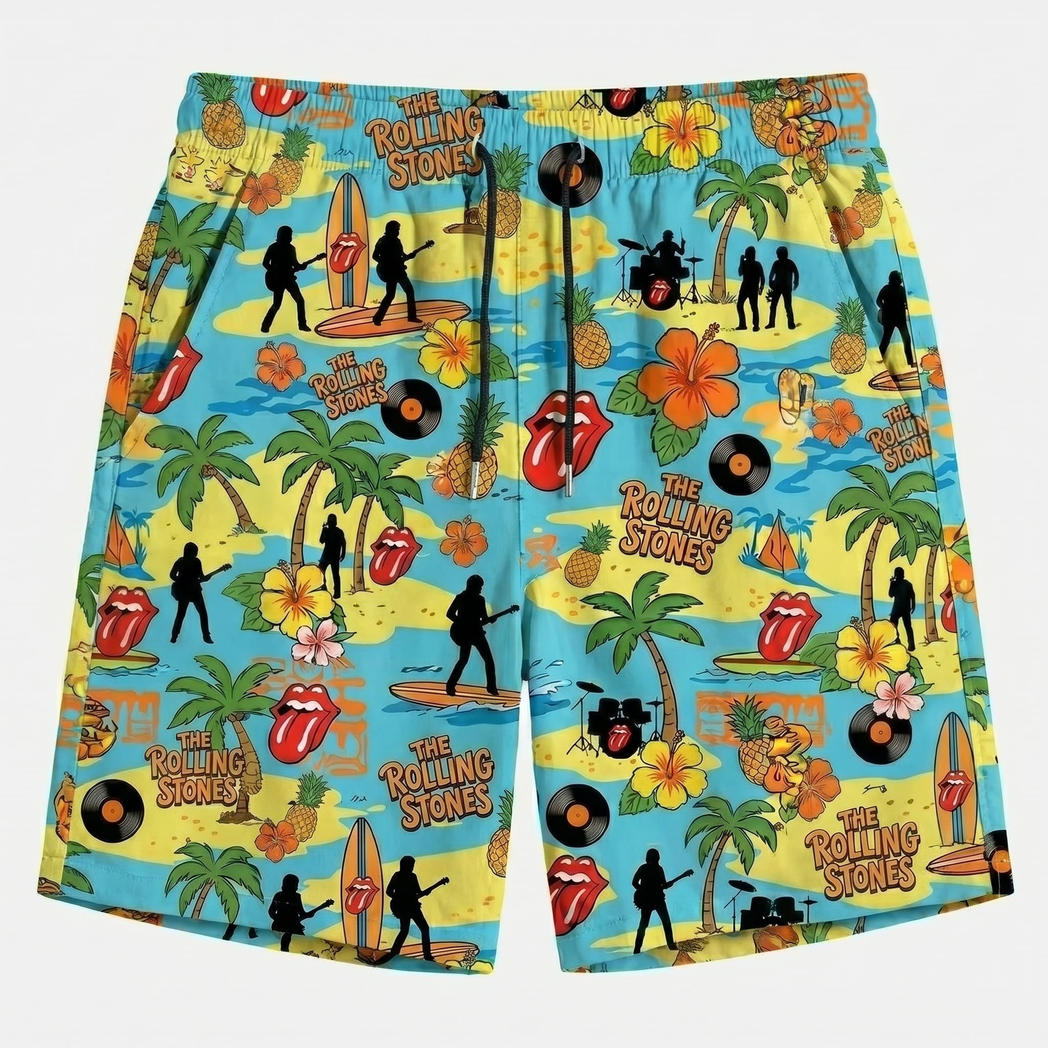 The Rolling Stones Hawaiian Shirt - THK128296 - Image 2
