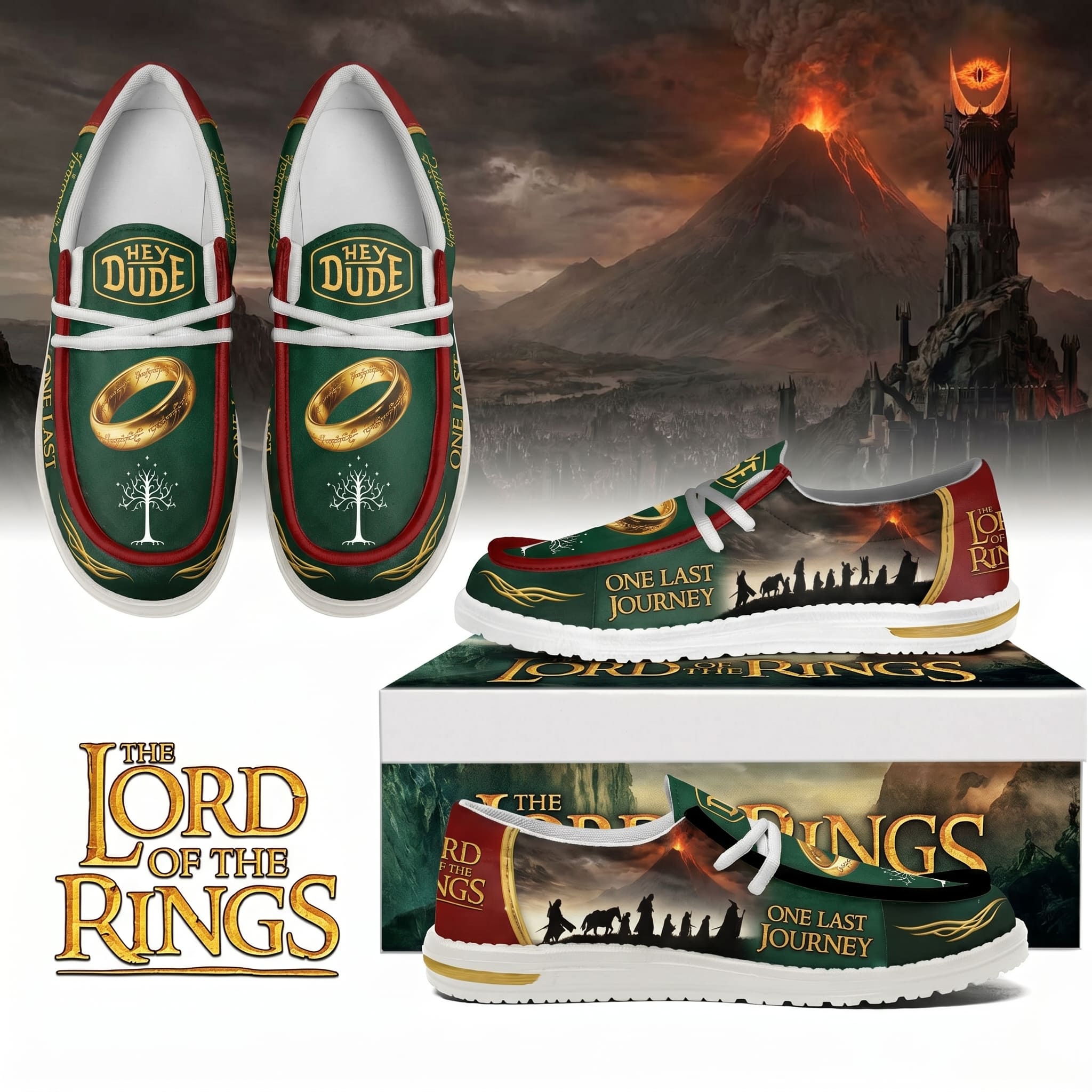 The Lord of the Rings Hey Dude Shoes-THK128369