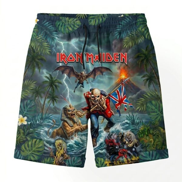 Alternative view of Iron Maiden Hawaiian Shirt-THK128350