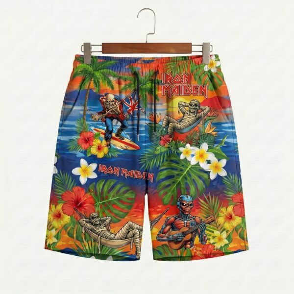 Alternative view of Iron Maiden Hawaiian Shirt-THK128355
