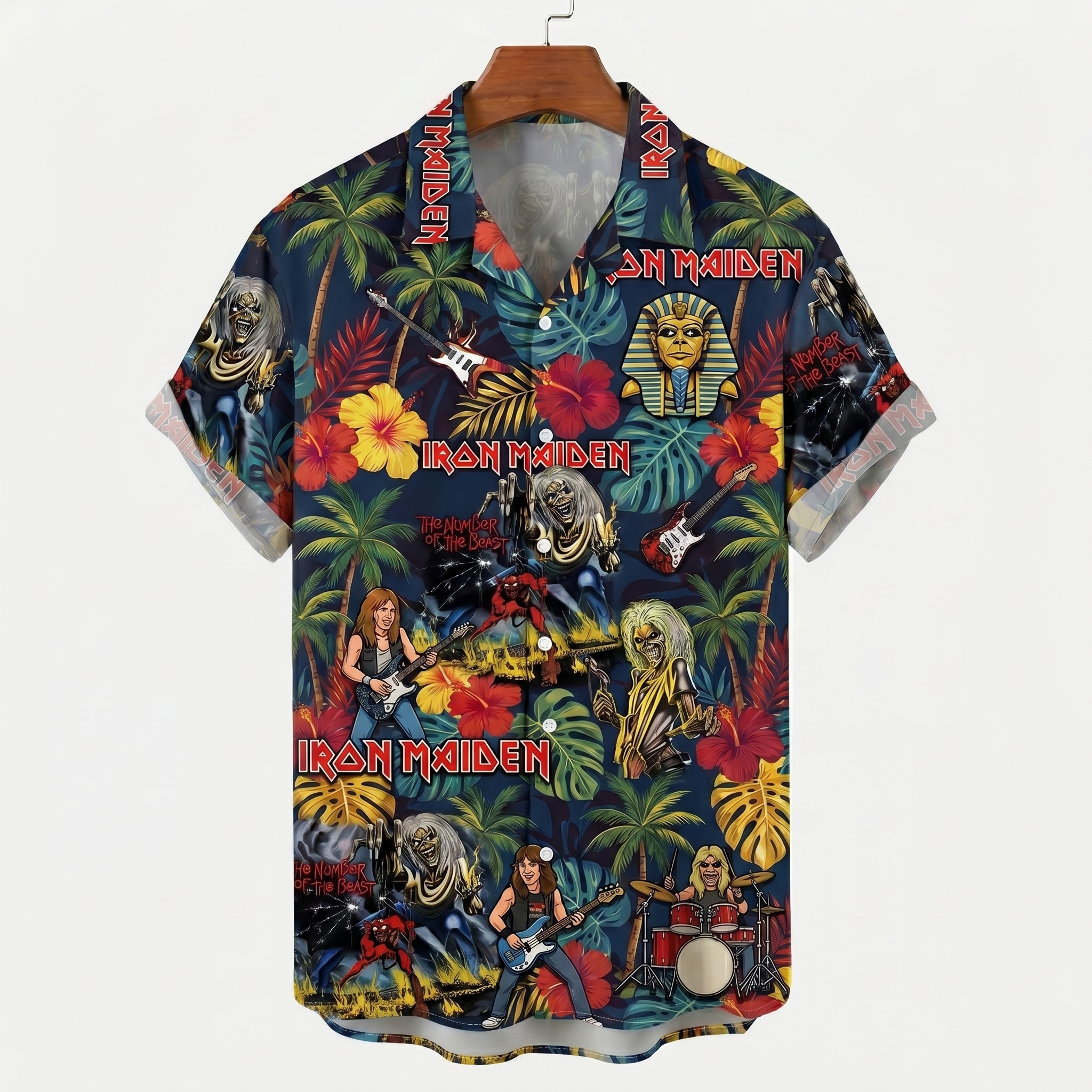Iron Maiden Hawaiian Shirt-THK128384