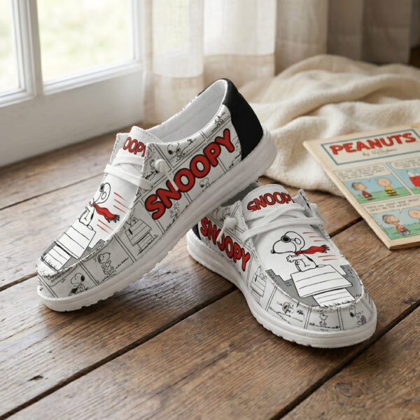 Alternative view of Snoopy Hey Dude Shoes-THK128589