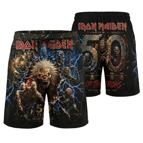 Iron Maiden 50th Anniversary Commemorative Hawaiian Shirt - Image 5